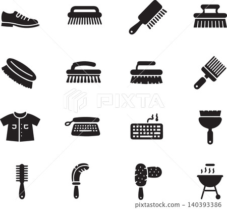 icon set pack minimalist black icon set pack minimalist black 140393386