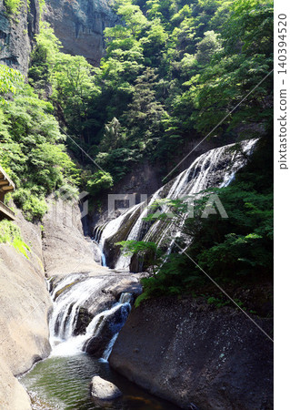 Spring scenery at Fukuroda Falls Spring scenery at Fukuroda Falls 140394520