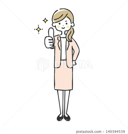 一個穿著西裝的女人 一個穿著西裝的女人 140394539