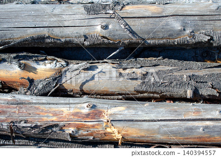 Rustic weathered wood log wall texture natural timber surface background aged wooden house exterior detail organic pattern. Rustic weathered wood log wall texture natural timber surface background aged wooden house exterior detail organic pattern. 140394557