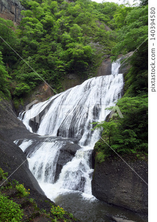 Observation deck and Fukuroda Falls Observation deck and Fukuroda Falls 140394580