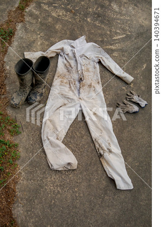 farming, rubber boots, wellies 140394671