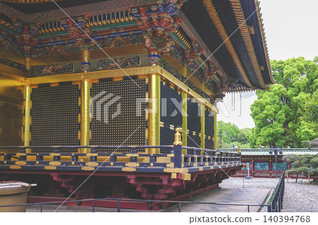 April 25 2026 Ueno Toshogu Shrine Ornate Golden Hall Exterior 140394768