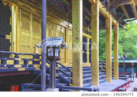 April 25 2026 Ueno Toshogu Shrine Ornate Golden Hall Exterior 140394775