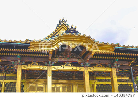 April 25 2026 Ueno Toshogu Shrine Ornate Golden Hall Exterior 140394787