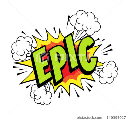 EPIC Comic Book Pop Art Explosion Cloud Graphic 140395027
