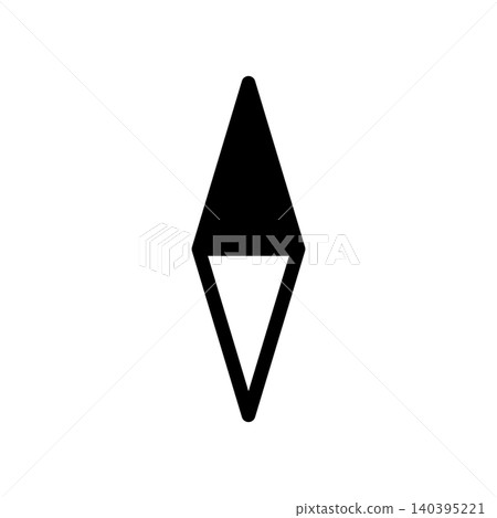 Simple compass icon Simple compass icon 140395221