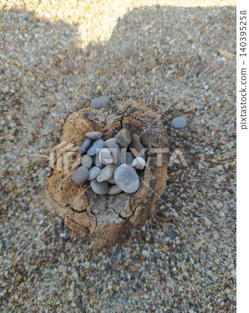 Nest on sand and pebbles Nest on sand and pebbles 140395258