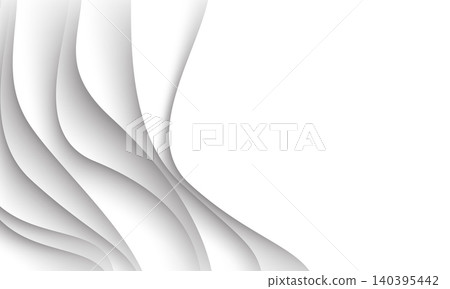 Abstract white curve overlap with blank space for text place design modern futuristic background vector Abstract white curve overlap with blank space for text place design modern futuristic background vector 140395442