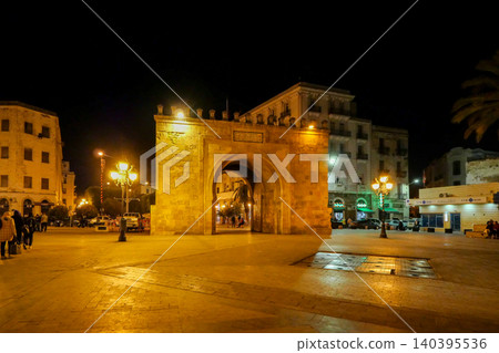 Tunisia, Tunis, French Gate (Bab Bahar) Tunisia, Tunis, French Gate (Bab Bahar) 140395536