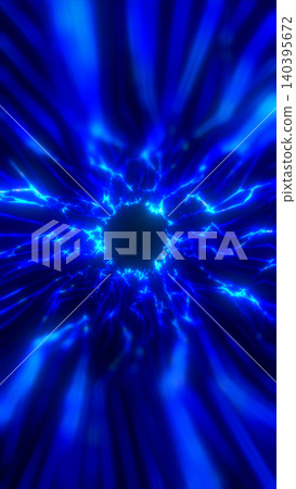 Intense blue electric vortex around a dark center, creating a dramatic sci-fi energy portal with lightning lines and motion streaks Intense blue electric vortex around a dark center, creating a dramatic sci-fi energy portal with lightning lines and motion streaks 140395672