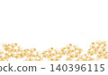 A hand-drawn illustration of hydrangeas in the background. 140396115