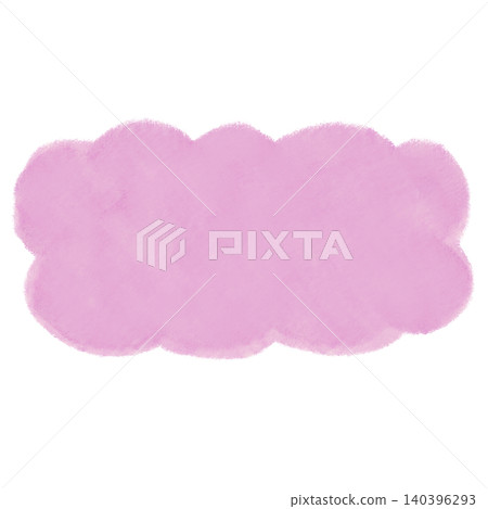Hand-drawn style fluffy cloud illustration frame heading Hand-drawn style fluffy cloud illustration frame heading 140396293