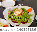 Grilled Goat Cheese Salad 140396836
