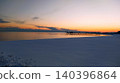 Big lake Issyk-Kul - winter panorama - Kyrgyzstan Tien-Shan 140396864