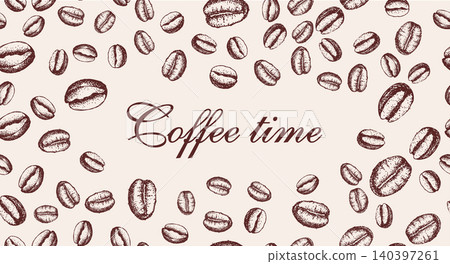 coffee, bean, vector 140397261