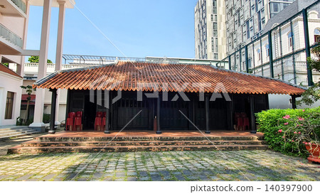 Exterior View Of Tan Xa Palace In Ho Chi Minh City, Vietnam. This Is Oldest House In Ho Chi Minh City, Vietnam. 140397900
