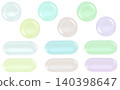 Skeleton material 3D frame, round 140398647