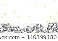 Black and white illustration of hydrangeas 140399480