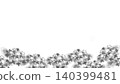Black and white illustration of hydrangeas 140399481