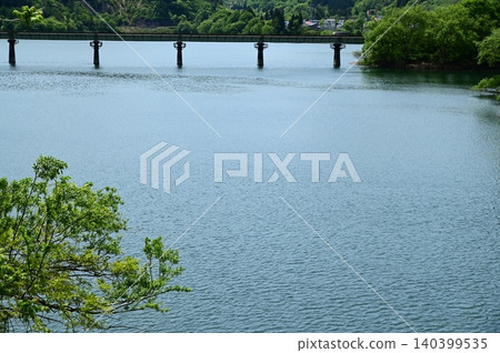 金州湖已滿庫(和賀河第一橋) 金州湖已滿庫(和賀河第一橋) 140399535