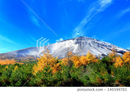 從六里原看到的淺間山 從六里原看到的淺間山 140399781