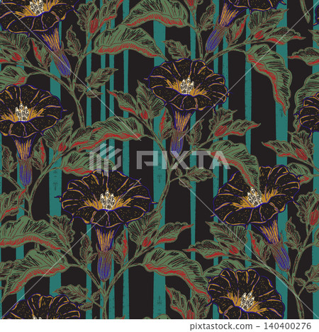 seamless pattern with flowers seamless pattern with flowers 140400276