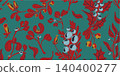 seamless pattern with flowers 140400277