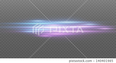 Horizontal glowing lines creating a fast movement effect for design overlays Horizontal glowing lines creating a fast movement effect for design overlays 140401985