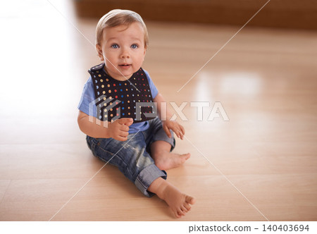 Boy, baby and relax in home on floor, growth and curious or relax in living room and care. Child development, happy kid and calm or comfortable, mockup space and toddler for health and wellness Boy, baby and relax in home on floor, growth and curious or relax in living room and care. Child development, happy kid and calm or comfortable, mockup space and toddler for health and wellness 140403694
