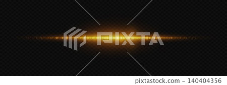 Golden light line creating an abstract transparent overlay with bright flare effect Golden light line creating an abstract transparent overlay with bright flare effect 140404356