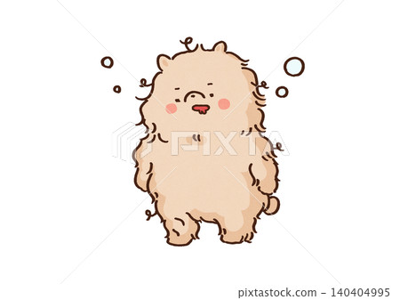 A sleepy-eyed bear with bedhead hair all over its body after waking up from hibernation (the arrival of spring/just waking up) A sleepy-eyed bear with bedhead hair all over its body after waking up from hibernation (the arrival of spring/just waking up) 140404995