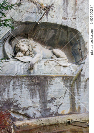 Lion Monument or the Lion of Lucerne, is a rock relief in Lucerne, Switzerland 140405284