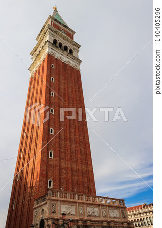 Bell tower of St. Mark's Basilica (Campanile di San Marco) in Venice, Italy Bell tower of St. Mark's Basilica (Campanile di San Marco) in Venice, Italy 140405296