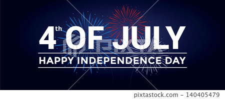 happy Independence day 4th of july USA anniversary firework vector illustration happy Independence day 4th of july USA anniversary firework vector illustration 140405479