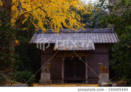 若八幡神社的秋葉 140405494