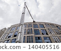 hydraulic construction cradle against sky. 140405516