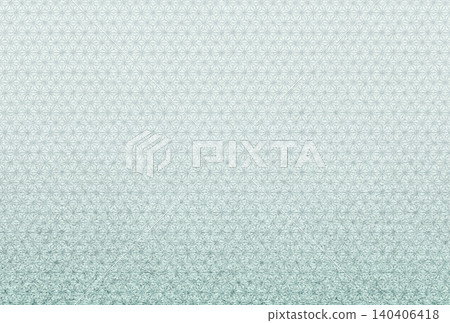 Background image 2: A delicate, shimmering pattern in a pale bamboo green color is overlaid with a light blue-green hemp leaf pattern. Background image 2: A delicate, shimmering pattern in a pale bamboo green color is overlaid with a light blue-green hemp leaf pattern. 140406418