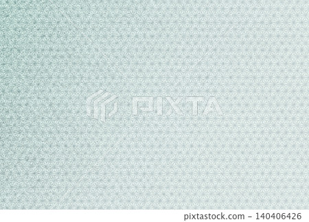 Background image 10: A delicate, shimmering pattern in a pale bamboo green color is overlaid with a light blue-green hemp leaf pattern. Background image 10: A delicate, shimmering pattern in a pale bamboo green color is overlaid with a light blue-green hemp leaf pattern. 140406426