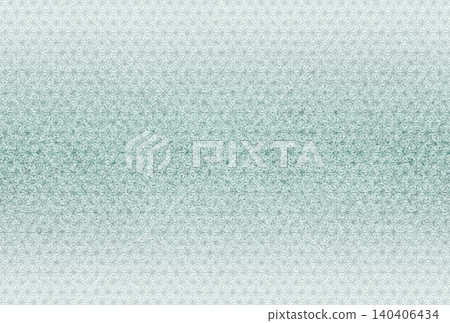 Background image 18: A delicate, shimmering pattern in a pale bamboo green overlaid with a light blue-green hemp leaf pattern. Background image 18: A delicate, shimmering pattern in a pale bamboo green overlaid with a light blue-green hemp leaf pattern. 140406434