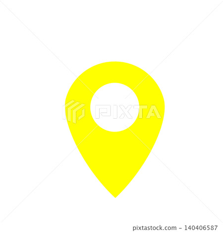 簡單的地圖圖釘(黃色),易於在地圖應用程式和設施指南中使用。 簡單的地圖圖釘(黃色),易於在地圖應用程式和設施指南中使用。 140406587