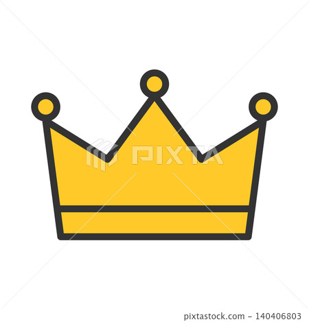 Simple crown icon Simple crown icon 140406803