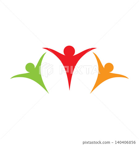 Modern Success Human Vector Logo Modern Success Human Vector Logo 140406856