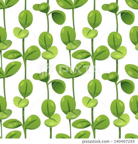 Botanical seamless pattern with green leaves and stems. Vertical plant motifs, foliage, stalks and organic shapes. Perfect for textile, fabric, wrapping paper or background. Botanical seamless pattern with green leaves and stems. Vertical plant motifs, foliage, stalks and organic shapes. Perfect for textile, fabric, wrapping paper or background. 140407293
