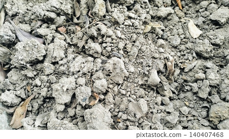 Dry Cloddy Soil Texture Background Close-Up Dry Cloddy Soil Texture Background Close-Up 140407468