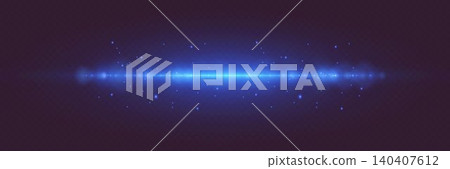 Abstract blue light effect creating a sparkling lens flare on a dark background Abstract blue light effect creating a sparkling lens flare on a dark background 140407612