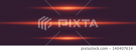 Abstract background with glowing orange horizontal light effects and lens flares Abstract background with glowing orange horizontal light effects and lens flares 140407614