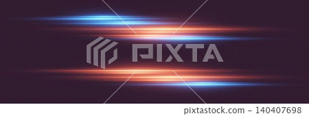 Horizontal light streaks forming a dynamic, abstract background Horizontal light streaks forming a dynamic, abstract background 140407698