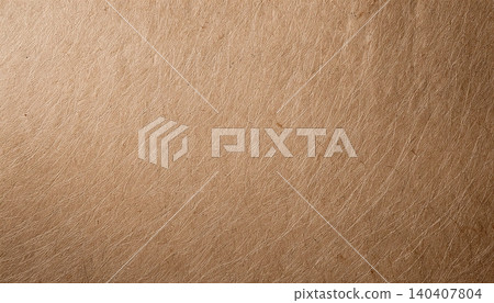 Close-up of natural brown kraft paper texture with subtle fiber details Close-up of natural brown kraft paper texture with subtle fiber details 140407804