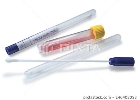 Cotton swab sticks for sampling bacteria for culture and disposable sampler 140408058